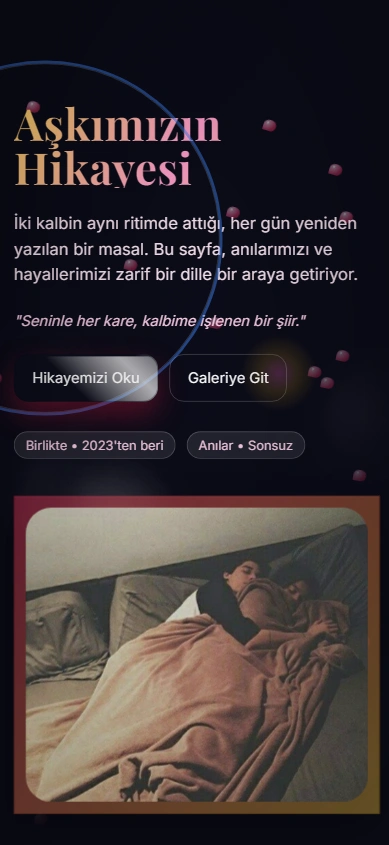 Sevgili web sitesi demo önizleme